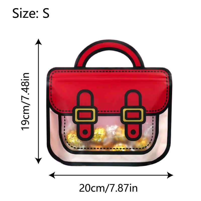 10pcs School Bag Shape Gift Bags for Birthdays and Parties