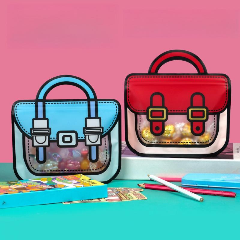 10pcs School Bag Shape Gift Bags for Birthdays and Parties