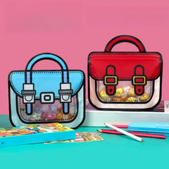 10pcs School Bag Shape Gift Bags for Birthdays and Parties
