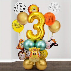 Forest Animal Party Balloon Set for Birthday and Carnival Decor