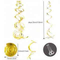 6pcs Pack Party Supplies Wedding Birthday Halloween Curtain Decoration Props
