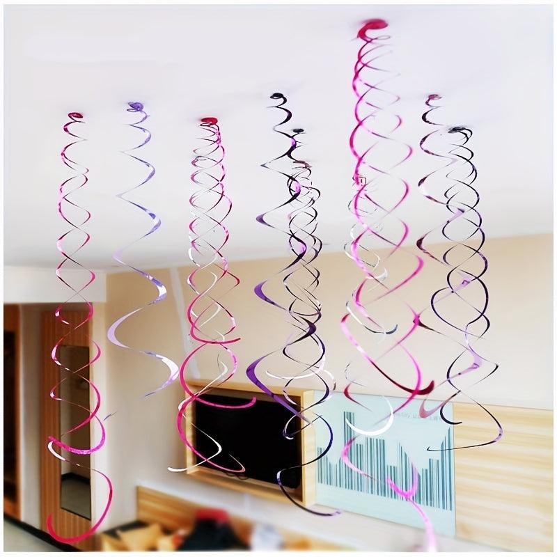 6pcs Pack Party Supplies Wedding Birthday Halloween Curtain Decoration Props