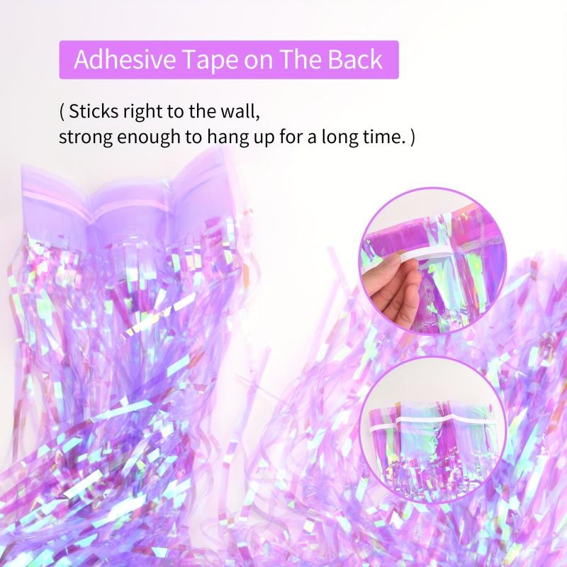 Colorful Purple Rain Silk Door Curtain for Wedding Engagement Bridal Gift