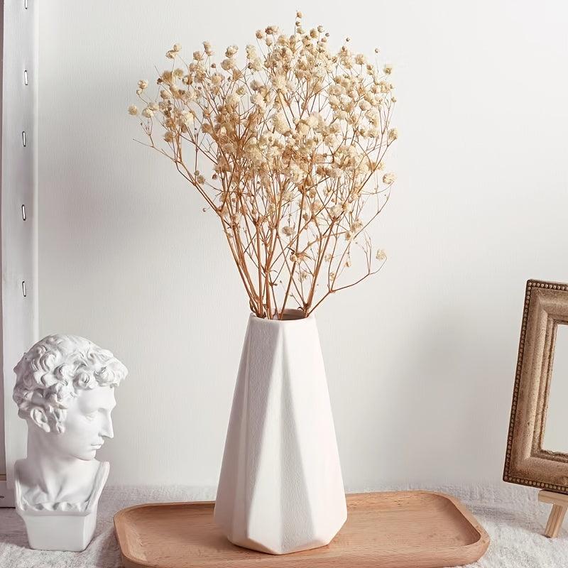 5pcs Ivory Dried Babys Breath Bouquet Natural Fresh Gyp