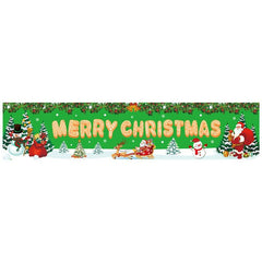 Christmas Porch Sign 15.7 x 70.87 Banner Indoor Outdoor Decoration