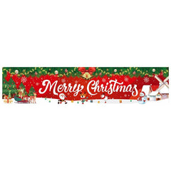 Christmas Porch Sign 15.7 x 70.87 Banner Indoor Outdoor Decoration