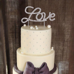 Crystal Iron Cake Topper Princess Girl Wedding Birthday Party Decor
