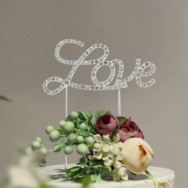 Crystal Iron Cake Topper Princess Girl Wedding Birthday Party Decor