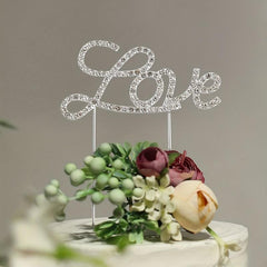 Crystal Iron Cake Topper Princess Girl Wedding Birthday Party Decor