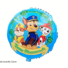 5pcs Dog Birthday Theme Balloon Set with Ribbon
