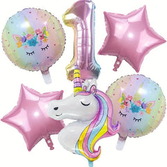 Unicorn Balloons Birthday Party Decoration Set