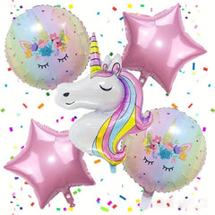 Unicorn Balloons Birthday Party Decoration Set