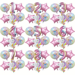Unicorn Balloons Birthday Party Decoration Set