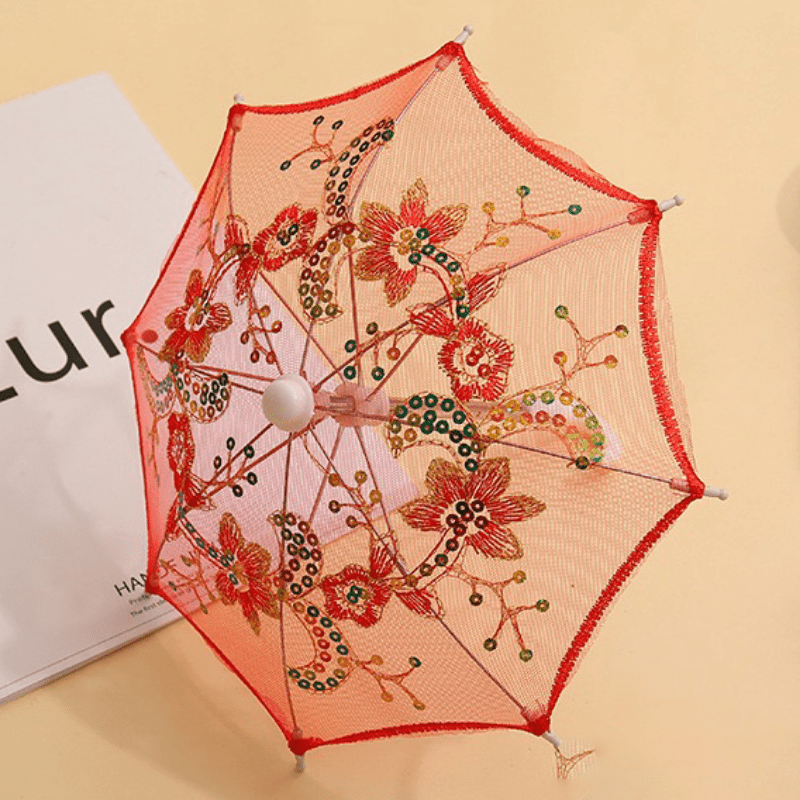Lace Umbrella for Kids Girls Creative Gift Holidays Weddings