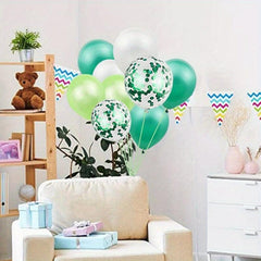 Green Balloon Confetti Balloon Baptism Party Decoration Wedding Birthday