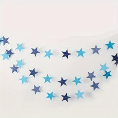 Glitter Star Garland Banner 3.96m Engagement Wedding Baby Shower Birthday