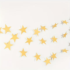 Glitter Star Garland Banner 3.96m Engagement Wedding Baby Shower Birthday