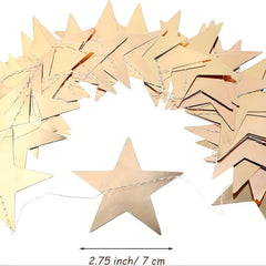 Glitter Star Garland Banner 3.96m Engagement Wedding Baby Shower Birthday