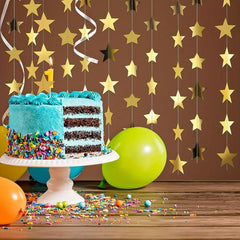 Glitter Star Garland Banner 3.96m Engagement Wedding Baby Shower Birthday