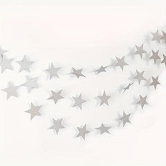 Glitter Star Garland Banner 3.96m Engagement Wedding Baby Shower Birthday