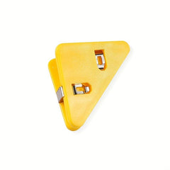 5pcs Triangle Clip Office Data Sorting Acrylic Long Tail Clip