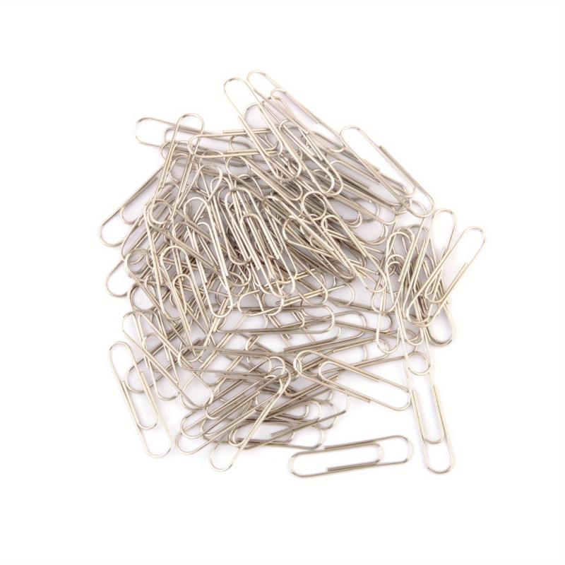 80 Silver Paper Clips 33mm Durable Clamp for School & Office Supplies