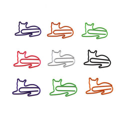 30PCS Animal Clip Colorful Creative Pin Cartoon Metal Shaped Paper Clip Bookmark