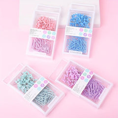 40 Paper Clips + 35 H Nails Set Student Office Supplies