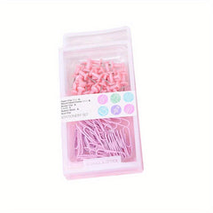 40 Paper Clips + 35 H Nails Set Student Office Supplies