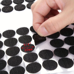 Self Adhesive Hook & Loop Dots 15mm 102pairs, 20mm 100pairs