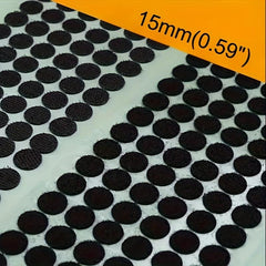 Self Adhesive Hook & Loop Dots 15mm 102pairs, 20mm 100pairs