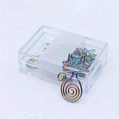 Colorful Cat Shaped Paper Clips - Fun Office Supplies for Women Men