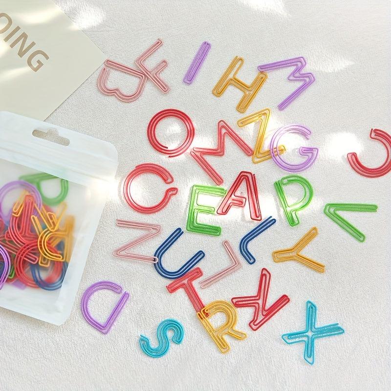 26pcs Cross Paper Clips Assorted Colors School Office Supply