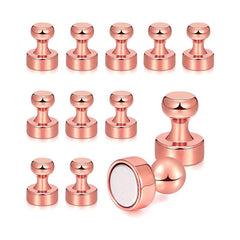 12PCS Neodymium Magnetic Pushpins for Refrigerator Whiteboard