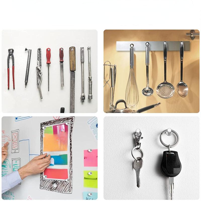 12PCS Neodymium Magnetic Pushpins for Refrigerator Whiteboard