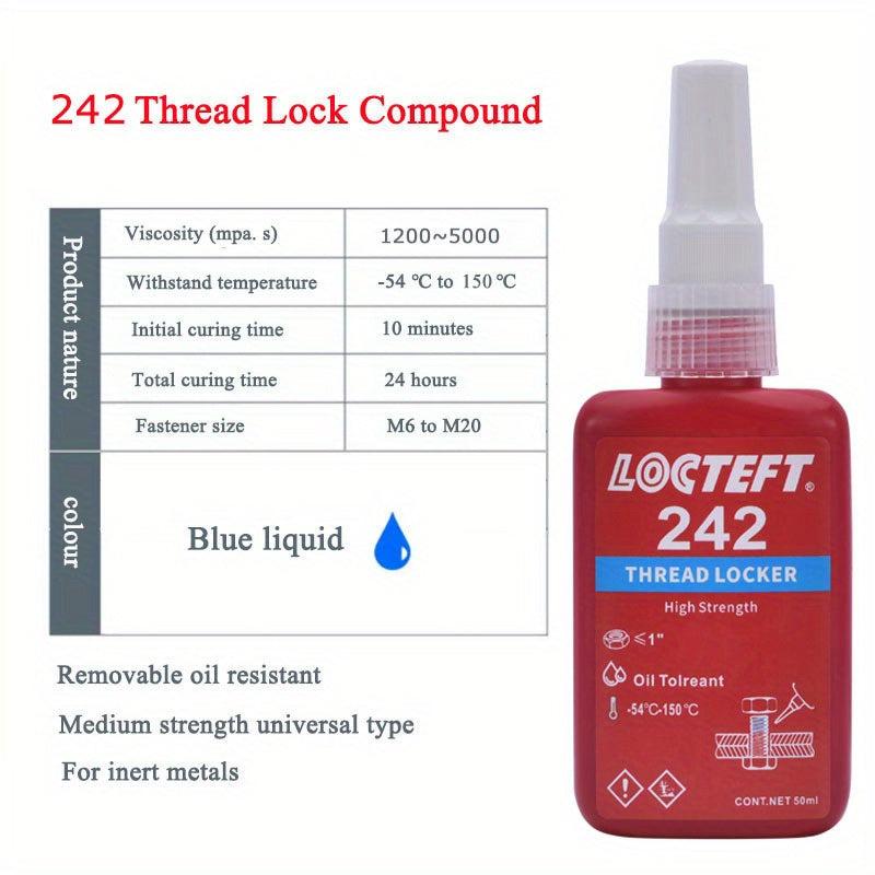 50ml 242 277 Screw Glue Anti slip Fastening Anaerobic Glue
