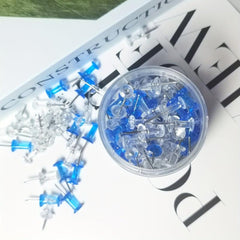 100pcs Push Pins Thumb Tacks for Bulletin Board Office Craft Projects