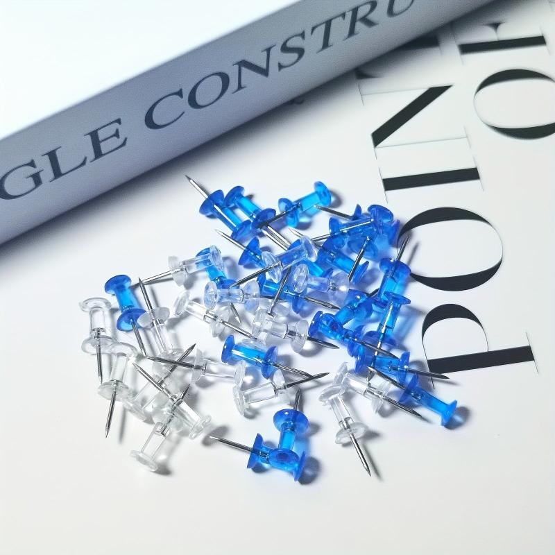 100pcs Push Pins Thumb Tacks for Bulletin Board Office Craft Projects