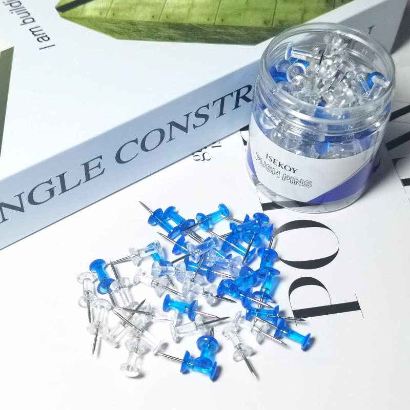 100pcs Push Pins Thumb Tacks for Bulletin Board Office Craft Projects