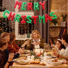 MERRY CHRISTMAS Aluminum Foil Balloons Xmas Party Supplies
