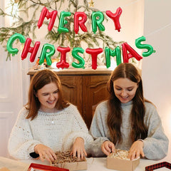 MERRY CHRISTMAS Aluminum Foil Balloons Xmas Party Supplies