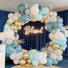 167pcs Morandi Golden Balloon Arch Garland for Party Decorations