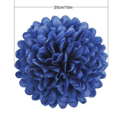 10pcs Tissue Pom Poms DIY Tissue Paper Flowers Party Decor