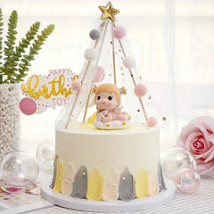 1pc Cartoon Character Cake Decoration for Birthday Party Supplies