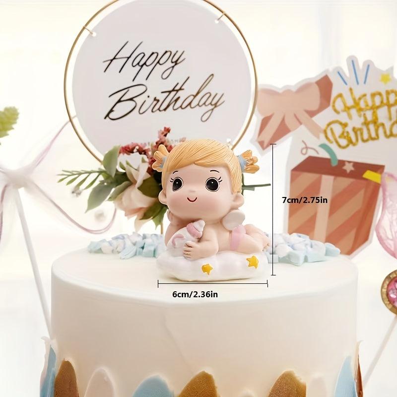 1pc Cartoon Character Cake Decoration for Birthday Party Supplies