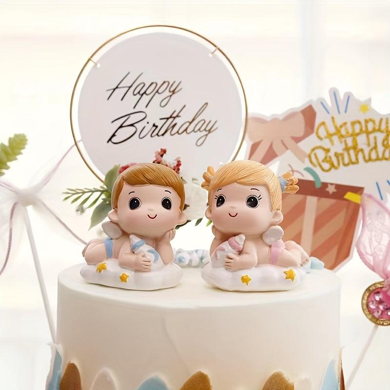 1pc Cartoon Character Cake Decoration for Birthday Party Supplies