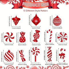 Xmas Peppermint Candy Hanging Decorations