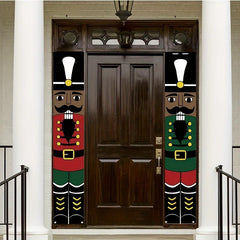 Christmas Decorations Banner Pair 29 97 X179 83 Cm Porch Couplets Outdoor