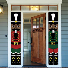 Christmas Decorations Banner Pair 29 97 X179 83 Cm Porch Couplets Outdoor