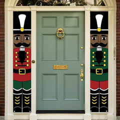 Christmas Decorations Banner Pair 29 97 X179 83 Cm Porch Couplets Outdoor